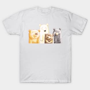 It's A Family of Bears - All Sorts T-Shirt